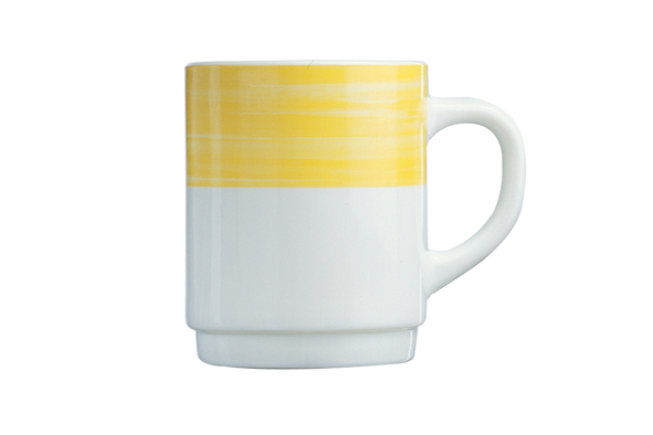 Arcoroc Brush Jaune Mug 25cl